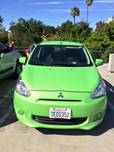 O carro verde limão “roubado” em Los Angeles